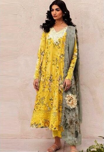 AHAD WEARS IZNIK DIGITAL LAWN 3PC - AWIZ2513