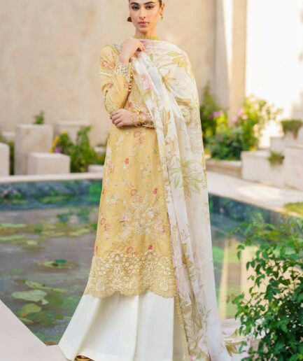 AHAD WEARS IZNIK DIGITAL LAWN 3PC - AWIZ9070